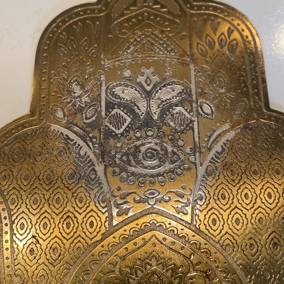 HAMSA Brass Hand Hooks, Set of 2 - Picture 8 of 8